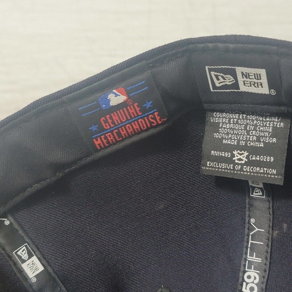 PITTSBURGH PIRATES New Era 59Fifty Jolly Roger Logo Fitted Hat Cap Size 8 2 Tone - Picture 8 of 12